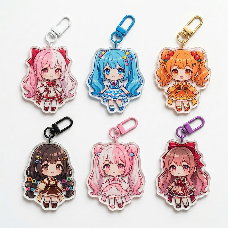 Custom Personalized Acrylic Souvenirs - Coins, Keychains, Fridge Magnets with Your Design