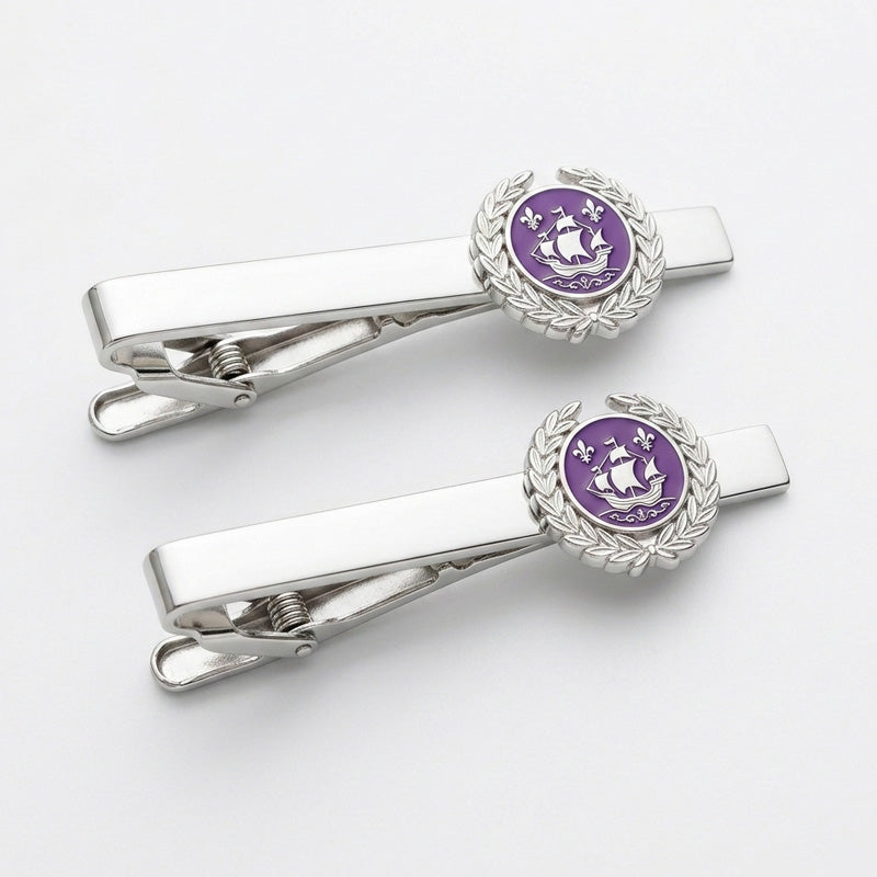 Personalized Engraved Tie Clip - Custom Stainless Steel Tie Bar for Men, Wedding Groom & Groomsmen Gift