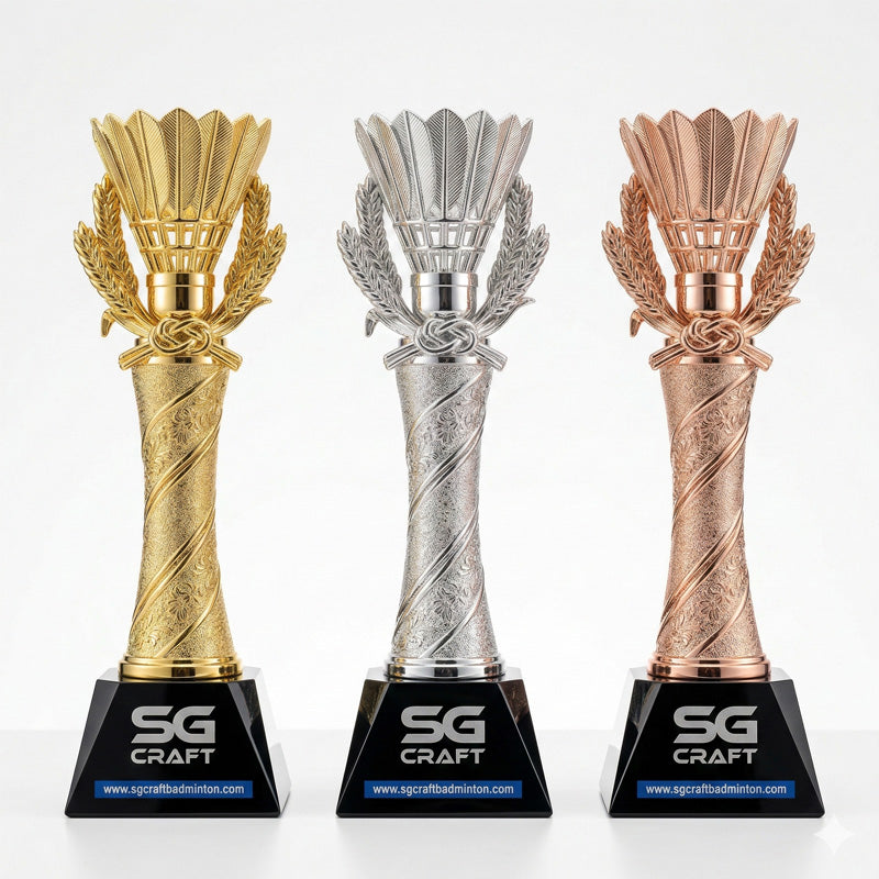 Custom Metal Trophy - Personalized Award for Sports, Business & Corporate Events - High-Quality Craftsmanship
