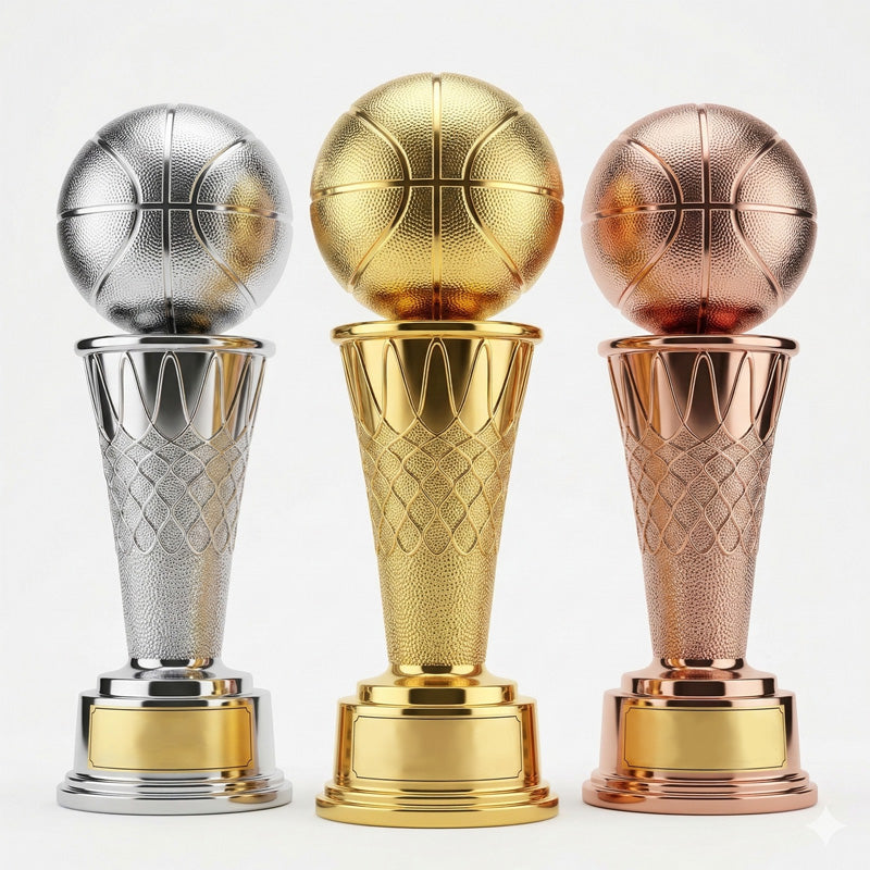 Custom Metal Trophy - Personalized Award for Sports, Business & Corporate Events - High-Quality Craftsmanship