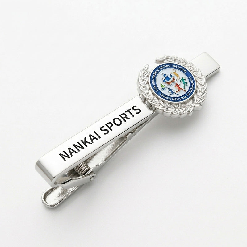 Personalized Engraved Tie Clip - Custom Stainless Steel Tie Bar for Men, Wedding Groom & Groomsmen Gift