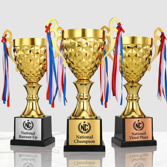 Translation missing: ja.Personalized Metal Trophy with Logo &amp; Event Name Engraving