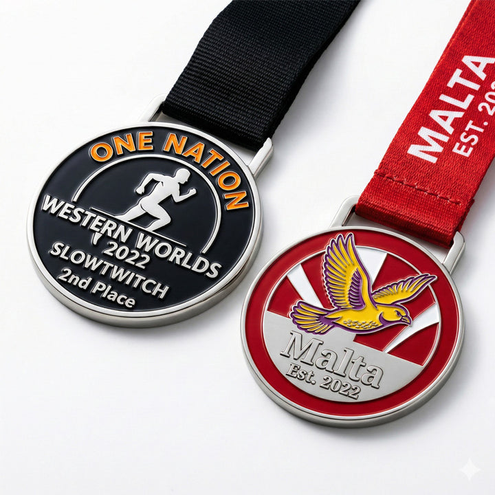 Translation missing: en.Custom Race Medals with Ribbons for Marathons &amp; Sports Events