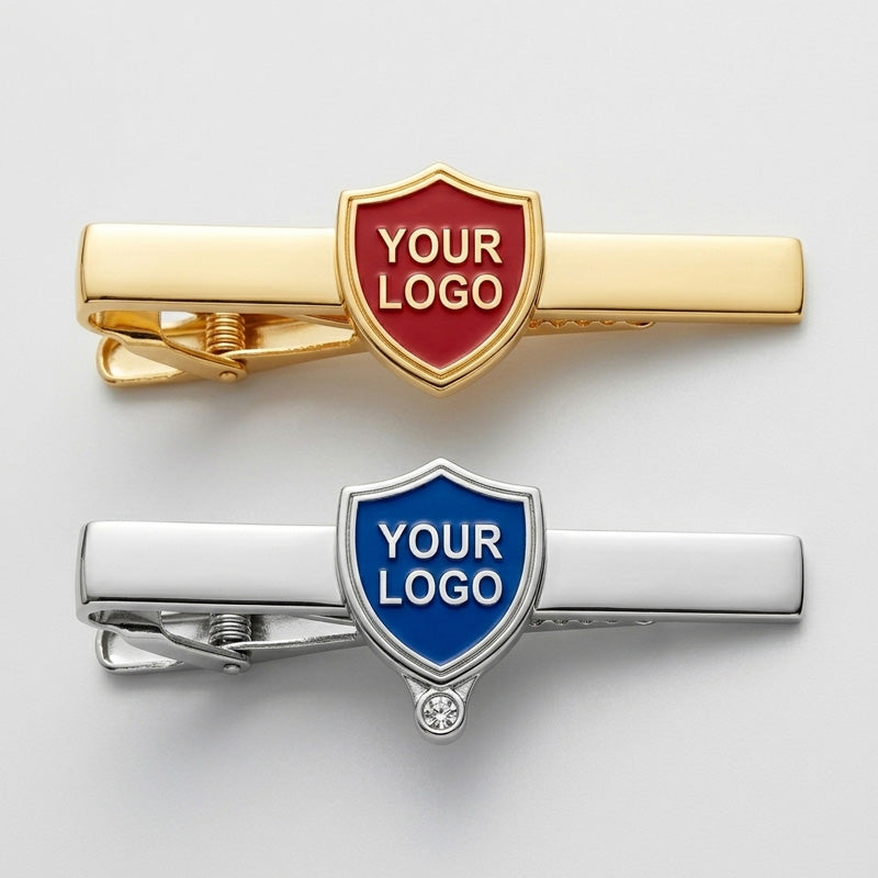 Personalized Engraved Tie Clip - Custom Stainless Steel Tie Bar for Men, Wedding Groom & Groomsmen Gift
