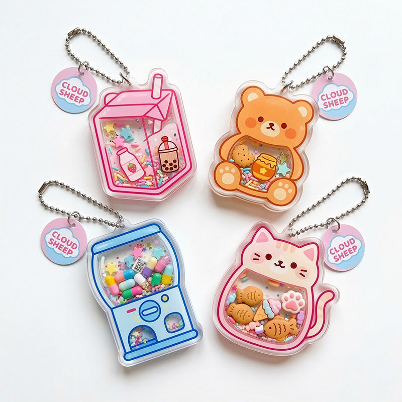 Custom Personalized Acrylic Souvenirs - Coins, Keychains, Fridge Magnets with Your Design