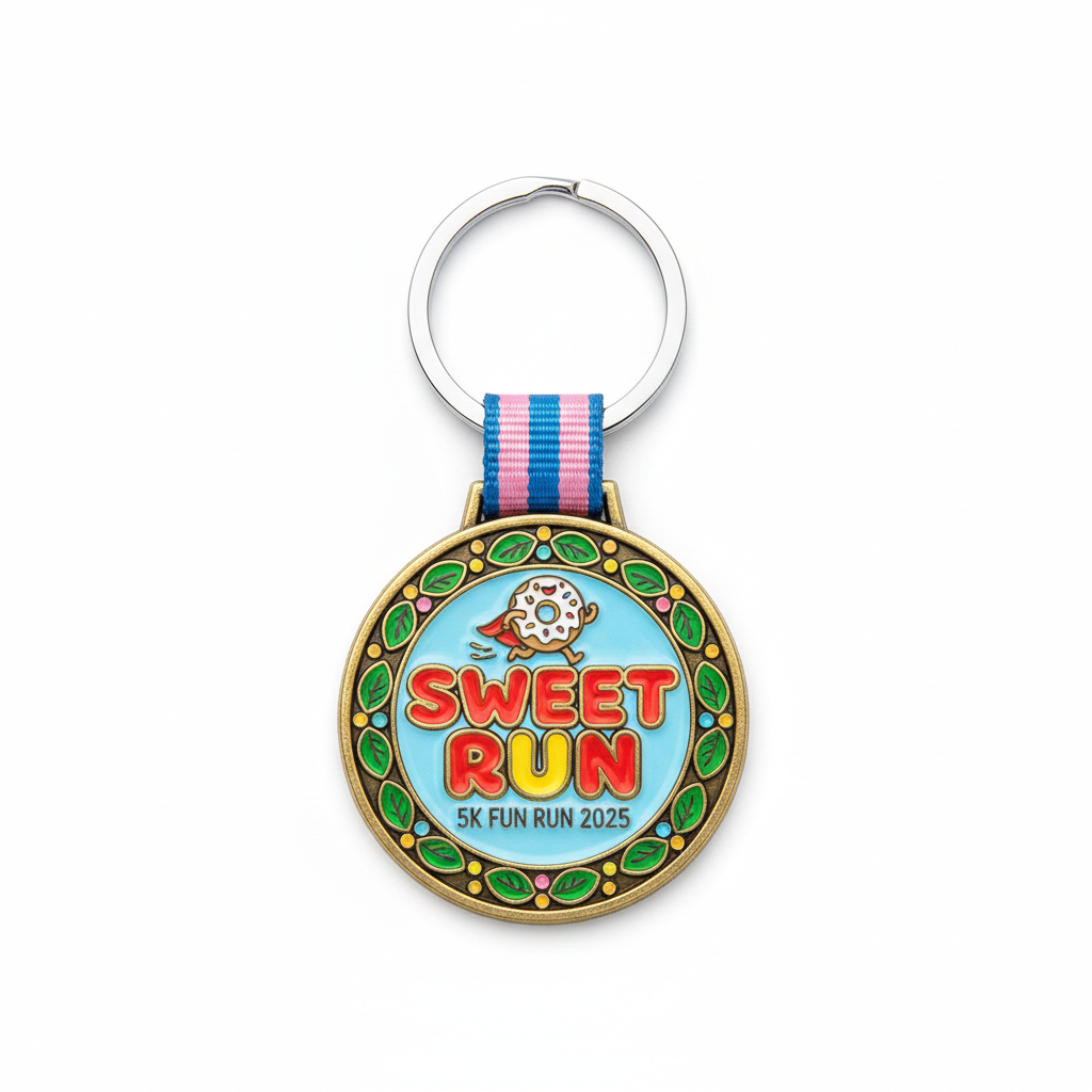 Custom Logo Keychains - Personalized Engraved Metal Keyrings for Promotional Branding & Gifts