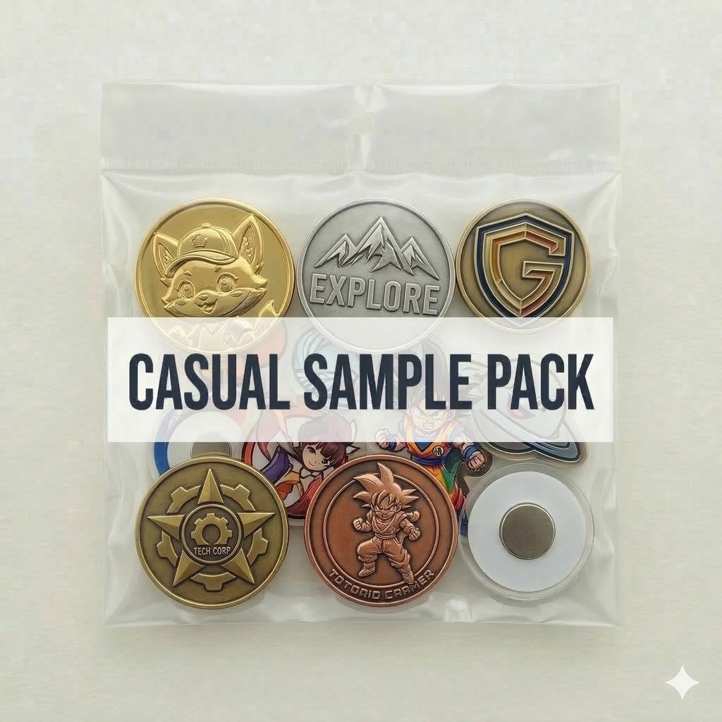 Custom Challenge Coins - Personalized Metal Commemorative Coin, Bespoke Military Coin, Corporate Anniversary Gift, Zinc Alloy, Die Struck, No Minimum