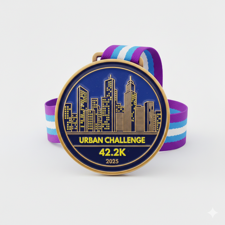 Translation missing: en.Custom Race Medals with Ribbons for Marathons &amp; Sports Events