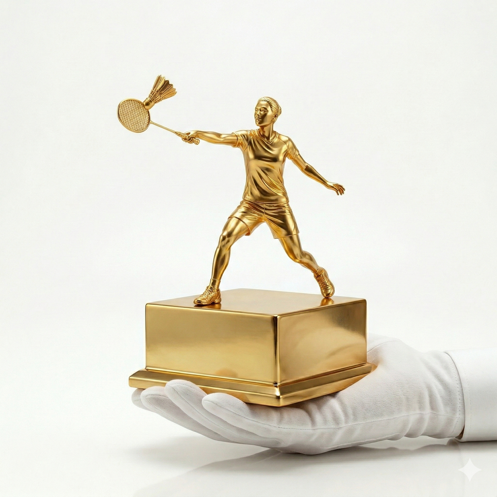 Custom Metal Trophy - Personalized Award for Sports, Business & Corporate Events - High-Quality Craftsmanship