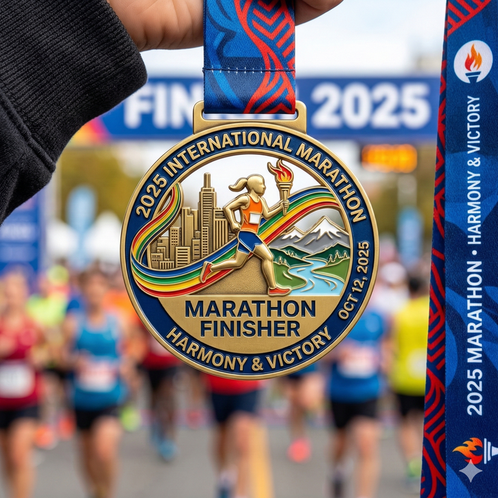 Translation missing: en.Custom Race Medals with Ribbons for Marathons &amp; Sports Events