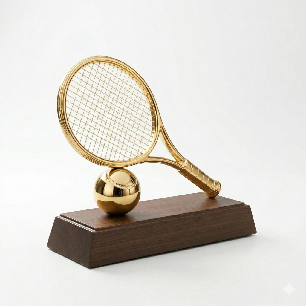 Custom Metal Trophy - Personalized Award for Sports, Business & Corporate Events - High-Quality Craftsmanship