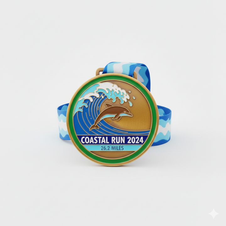 Translation missing: en.Custom Race Medals with Ribbons for Marathons &amp; Sports Events