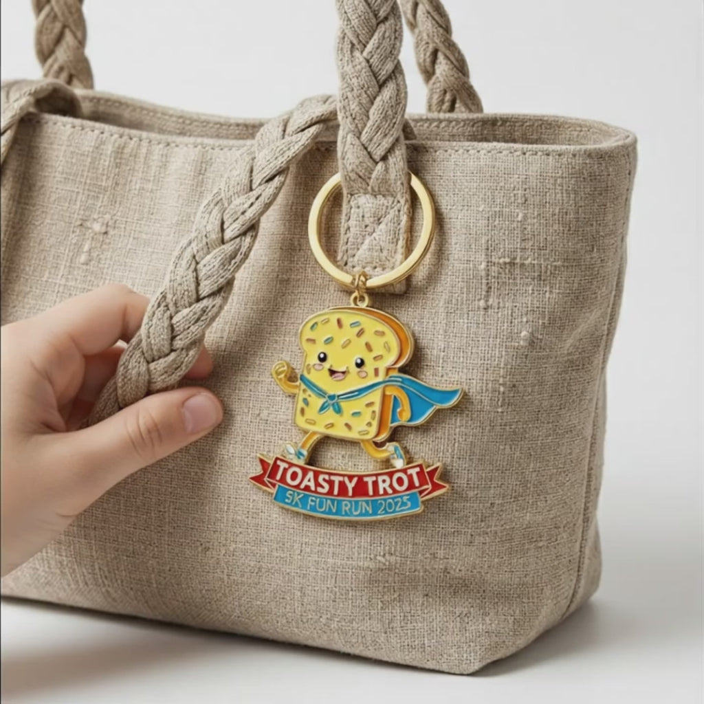 Custom Logo Keychains - Personalized Engraved Metal Keyrings for Promotional Branding & Gifts