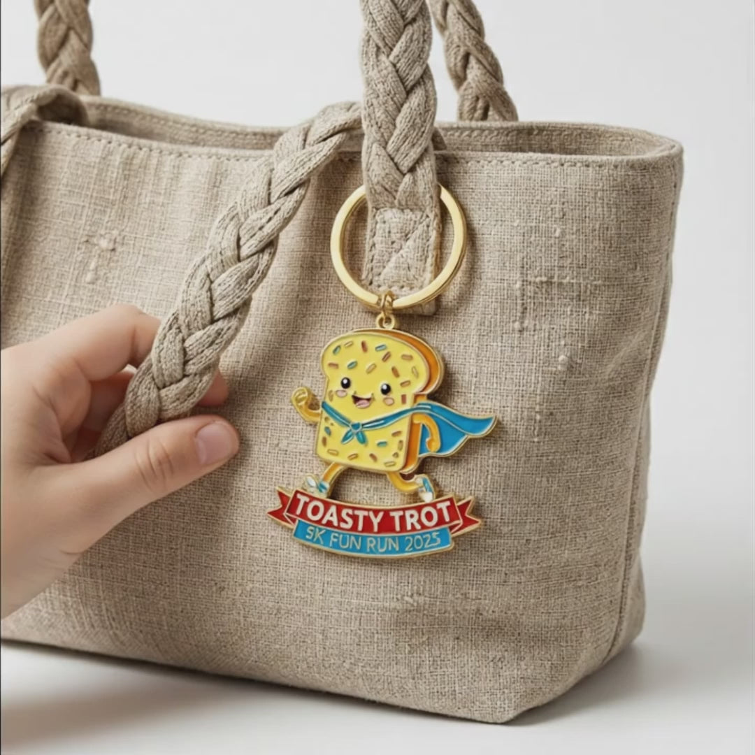 Custom Logo Keychains - Personalized Engraved Metal Keyrings for Promotional Branding & Gifts