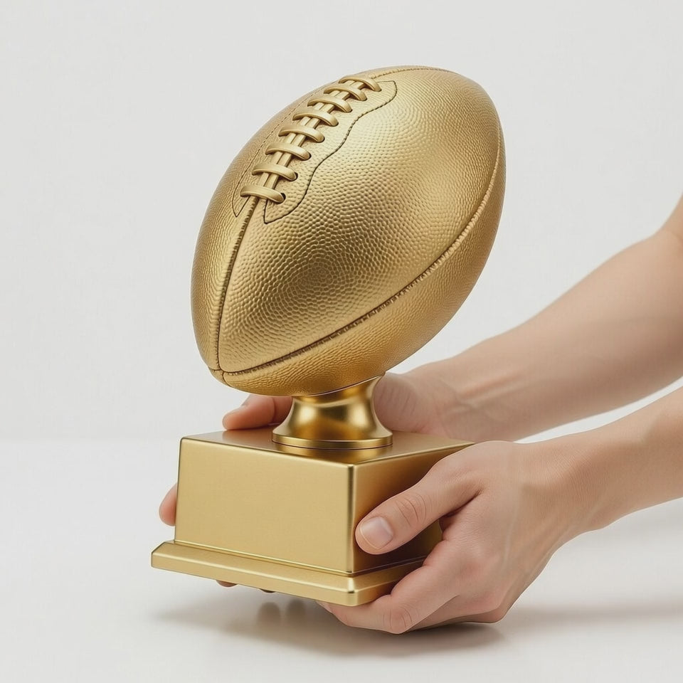 Custom Metal Trophy - Personalized Award for Sports, Business & Corporate Events - High-Quality Craftsmanship