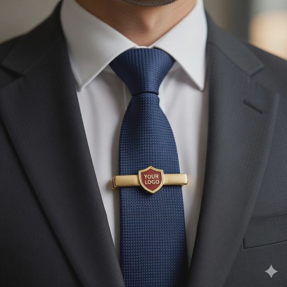 Personalized Engraved Tie Clip - Custom Stainless Steel Tie Bar for Men, Wedding Groom & Groomsmen Gift