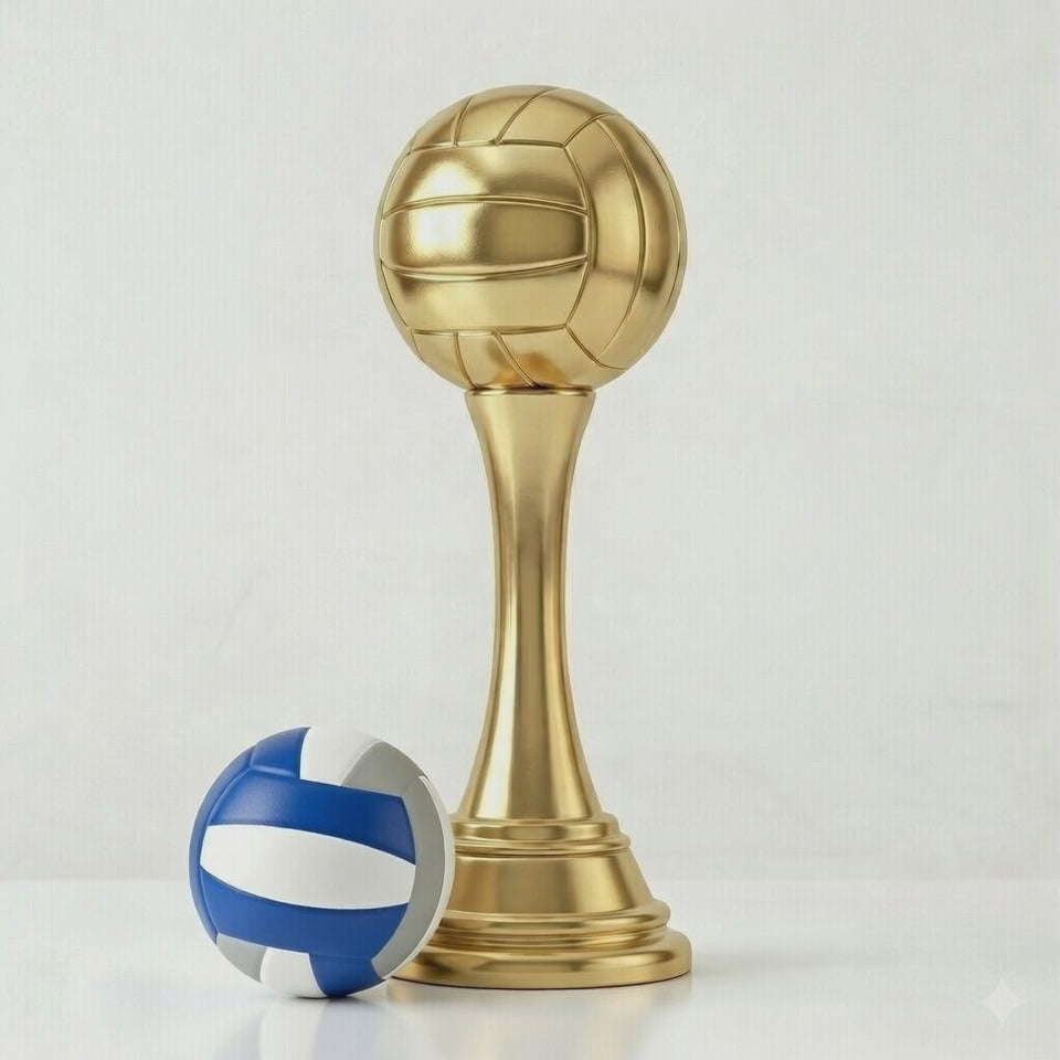 Custom Metal Trophy - Personalized Award for Sports, Business & Corporate Events - High-Quality Craftsmanship