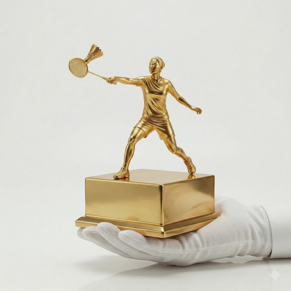 Custom Metal Trophy - Personalized Award for Sports, Business & Corporate Events - High-Quality Craftsmanship